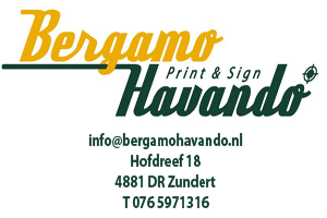 Bergamo & Havando print en sign